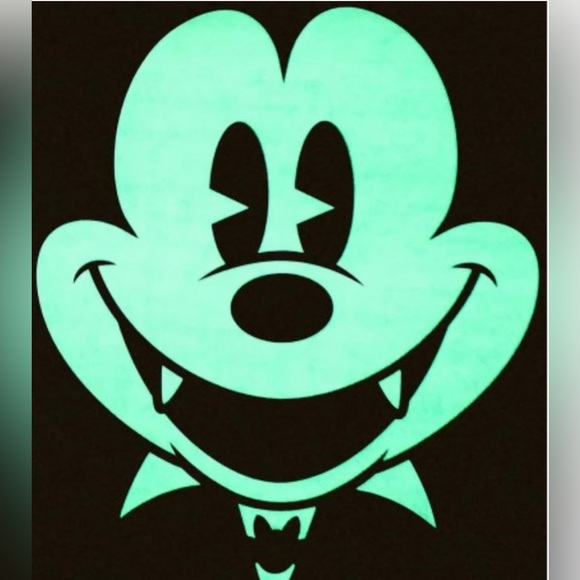 🖤 VAMPIRE Glow In The Dark Halloween Mickey Crossbody Purse Bag NEW - Picture 2 of 7